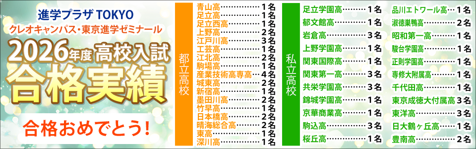 高校合格実績